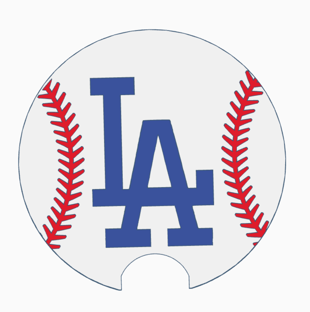 Set of x4 LA Baseball-Inspired Credit Card Pay Wand | 3D Print File | 3MF Digital Download | Tap to Pay Holder
