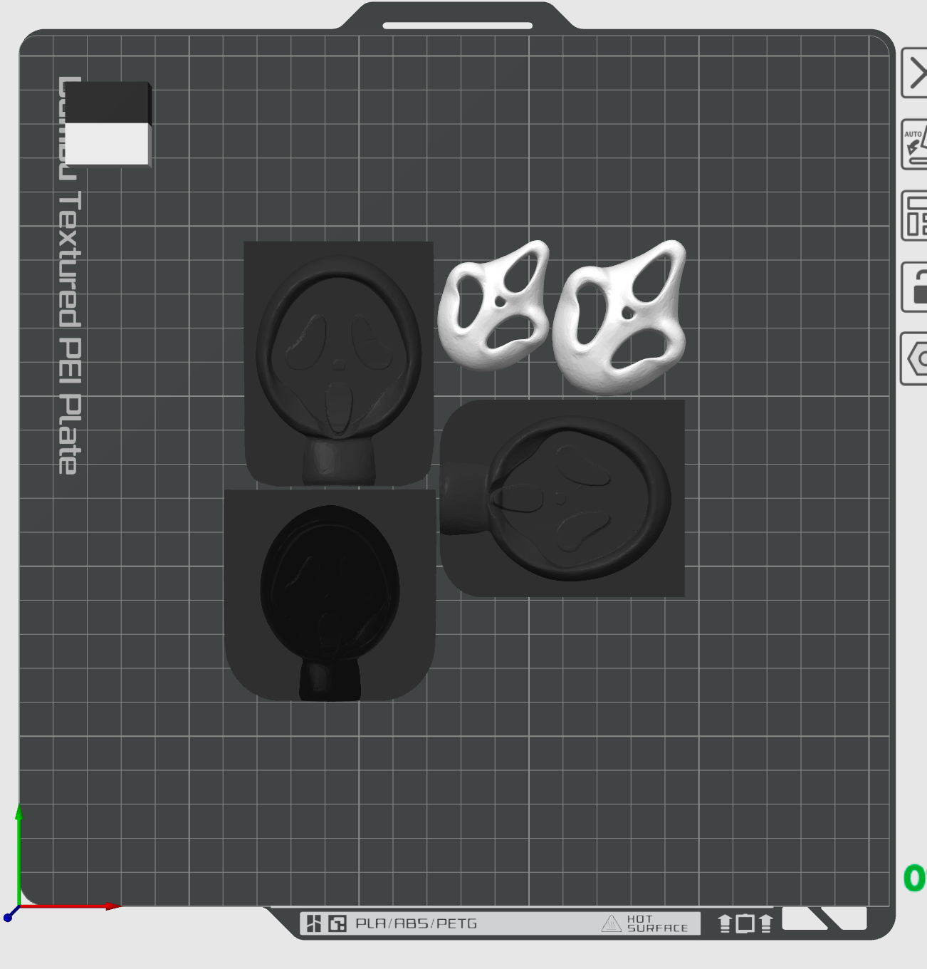 Ghost Face Hand Sanitizer Front 3mf | Touchland, BPure & Scent Theory Front Cover Digital File