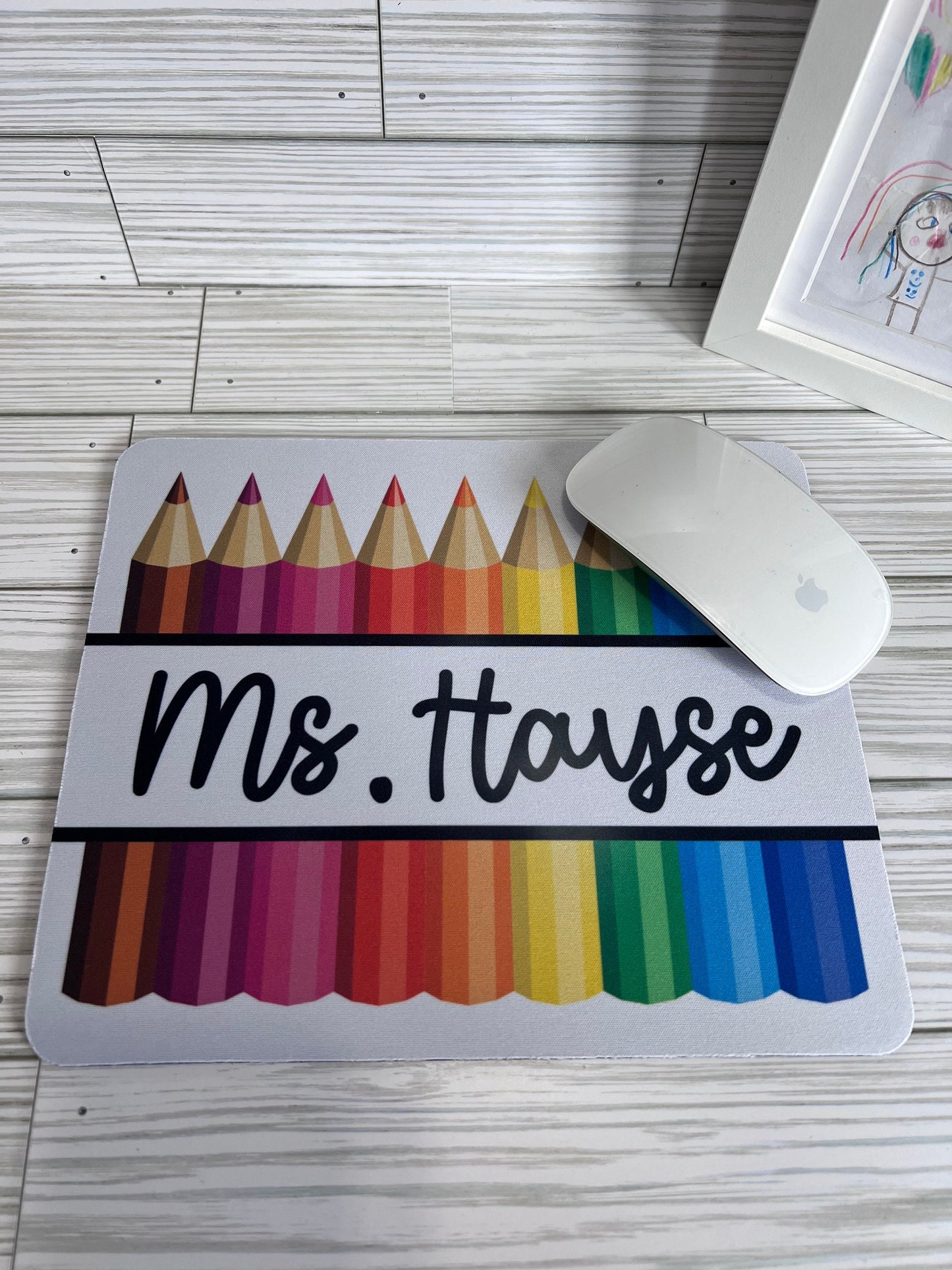 Personalized Teacher Mouse Pad: Composition Book Design