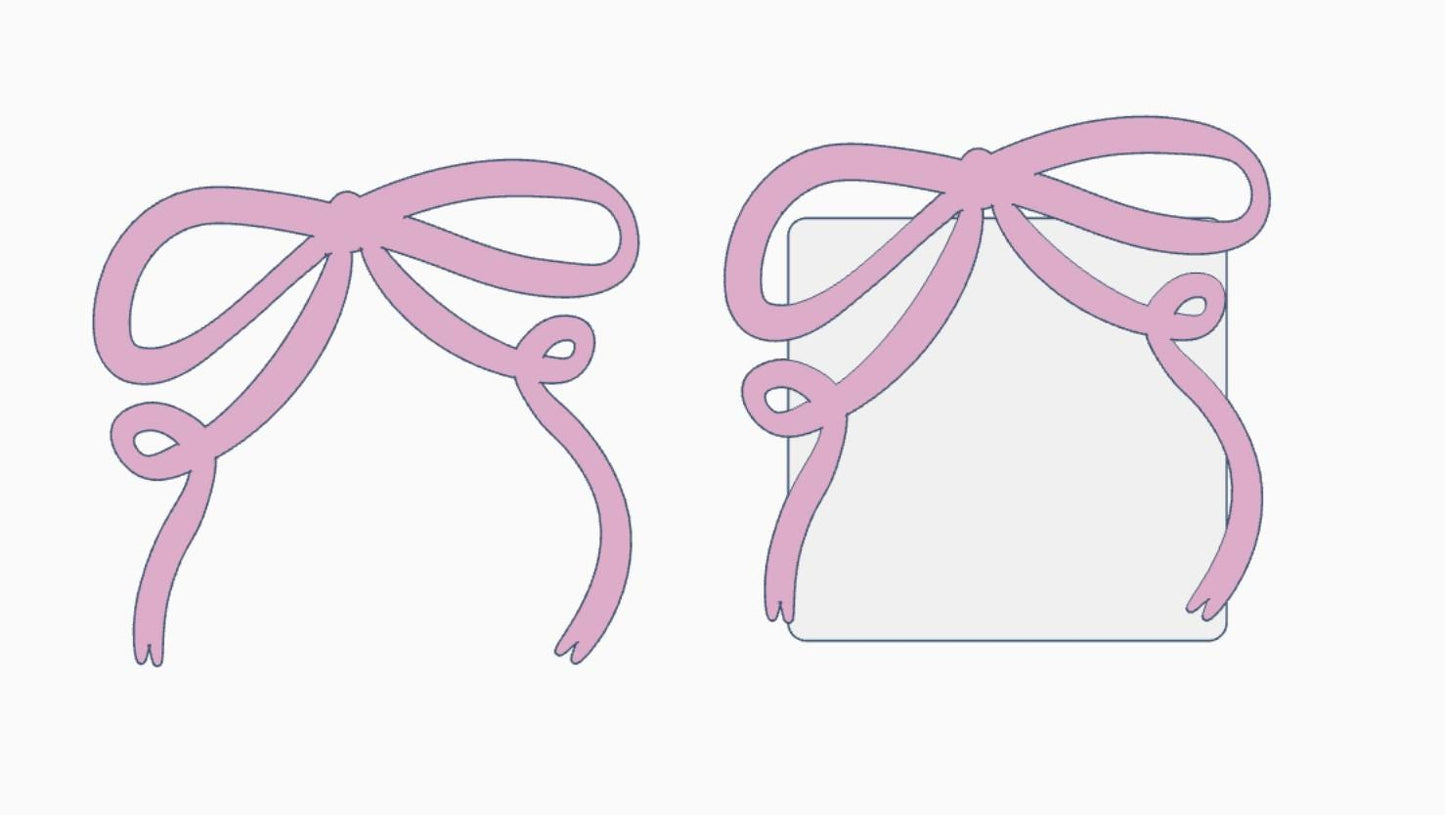 Draping Bow Interchangeable Cover – 3MF Files | Digital Download | Interchangeable for Hand Soap Base | Hand Sanitizer Base | Desk Org Base