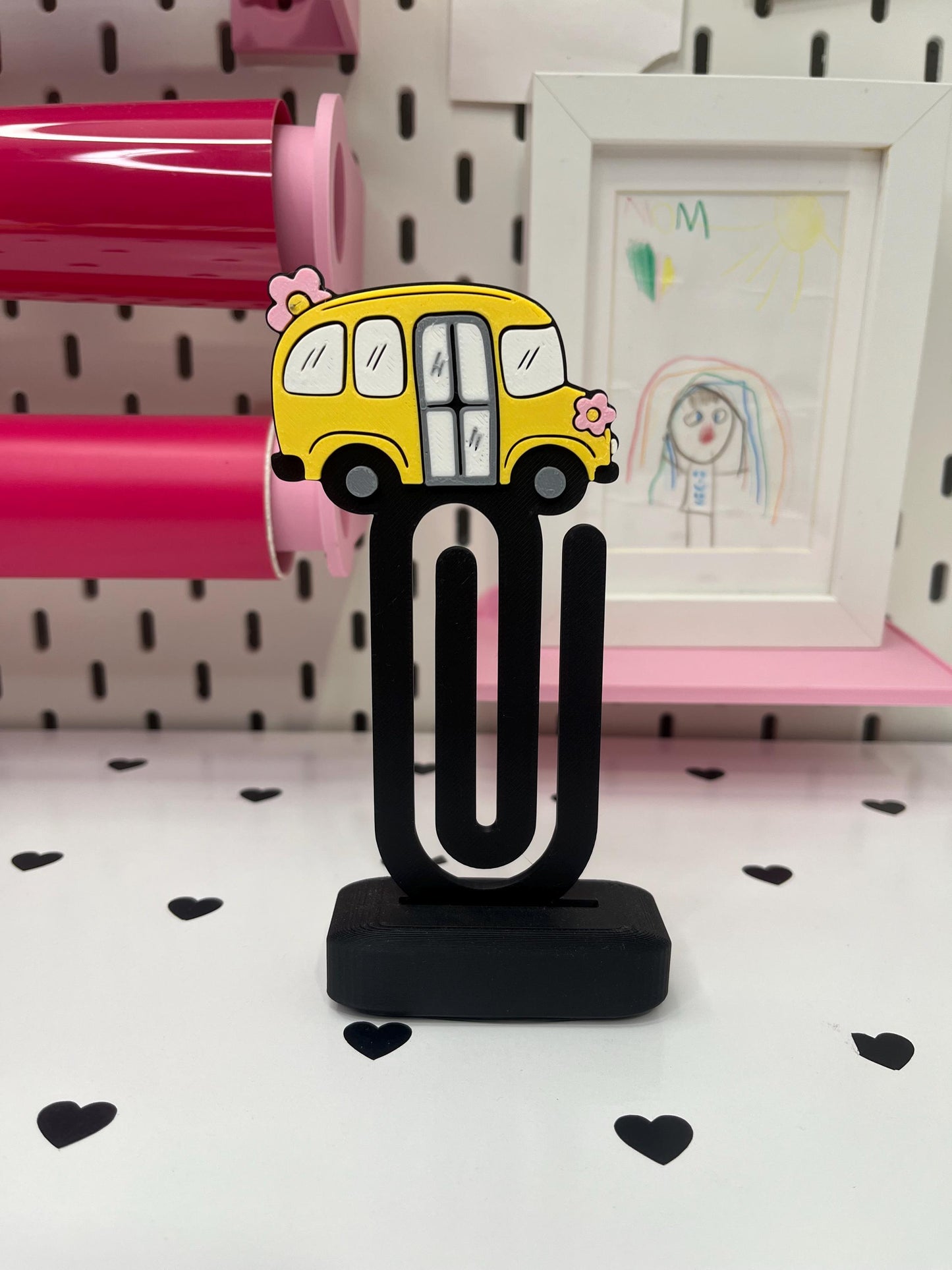 School Bus Desk Accessories Bundle – 3MF Files | 3D Print Desk Decor | Digital Download