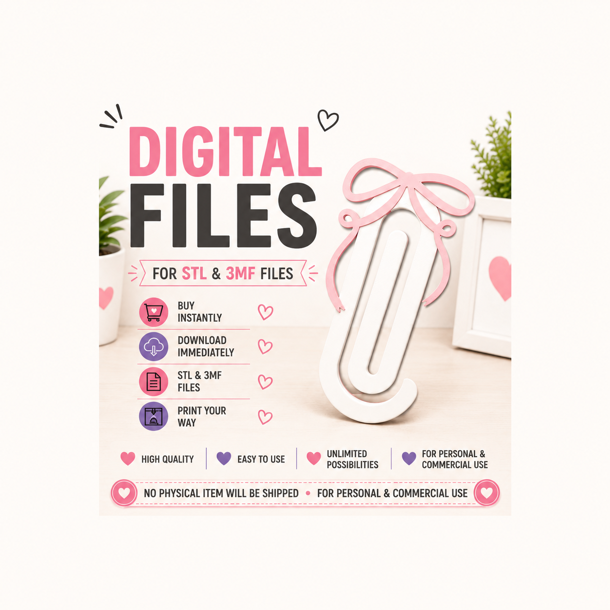 Shop Digital Files (3D Print Stl and 3mf) at Lina Loves Two
