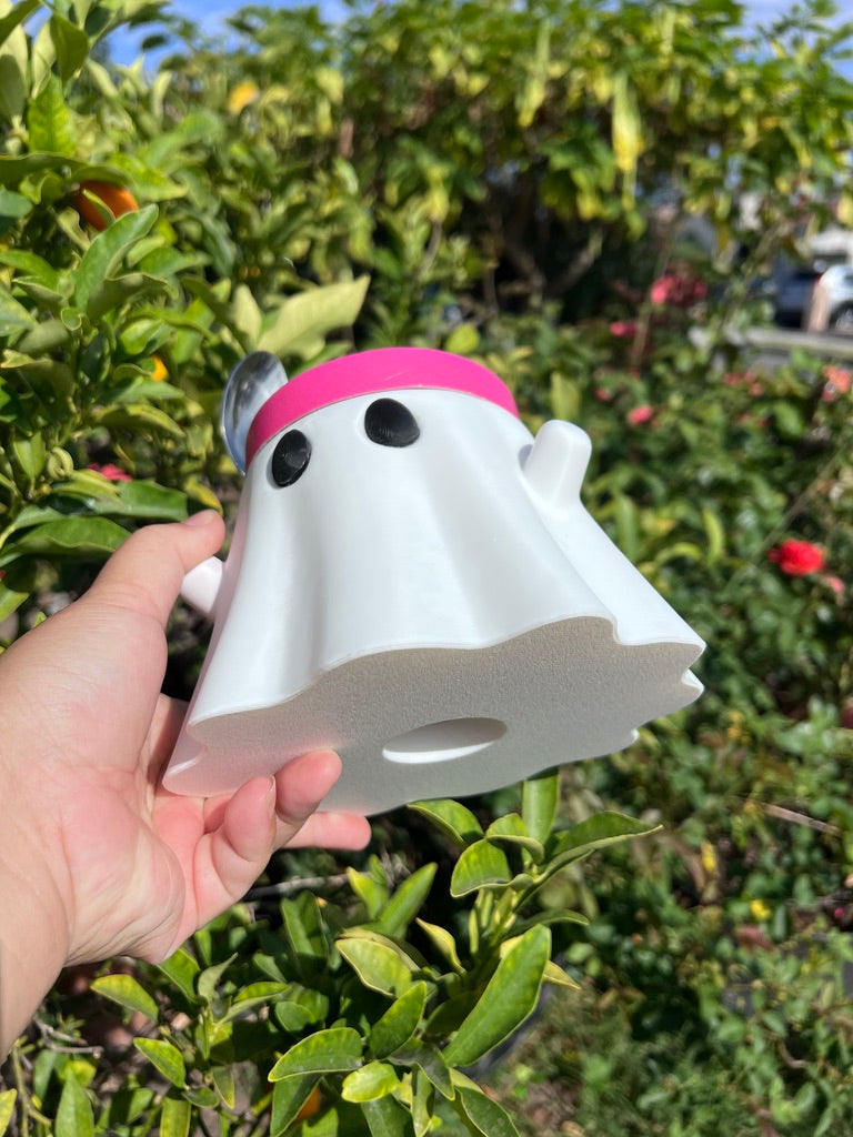 Ghost Ice Cream Pint Holder | Ice Cream Sleeve | Spooky Ghost Ice Cream Pint Holder | Halloween Pint Cozy with Spoon Slot