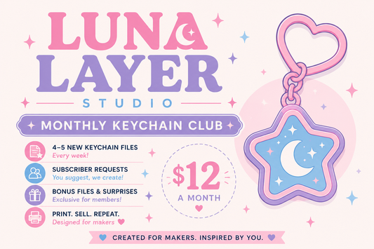Luna Layer Studio Monthly Keychain Can Opener Club