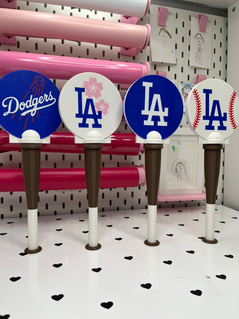 Set of x4 LA Baseball-Inspired Credit Card Pay Wand | 3D Print File | 3MF Digital Download | Tap to Pay Holder