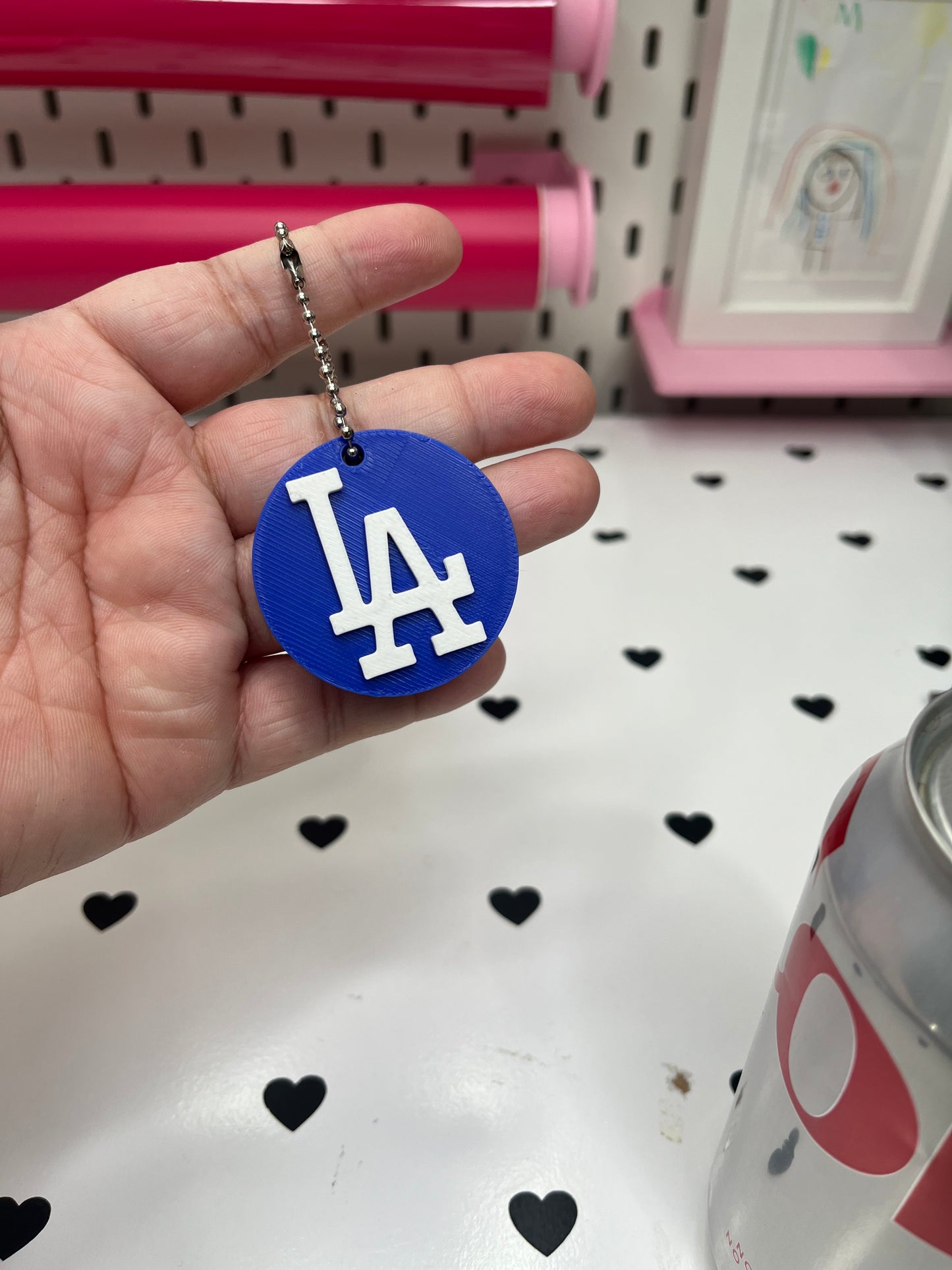 LA Circle Keychain Can Opener & Drink Cover 3MF File | 3-in-1 Tool | 3D Print File | Digital Download (Copy)