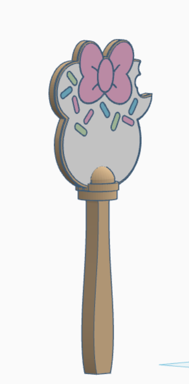 MM Bitten Ice Cream Pay Wand 3MF File | Ready-to-Print Payment Wand Digital Download