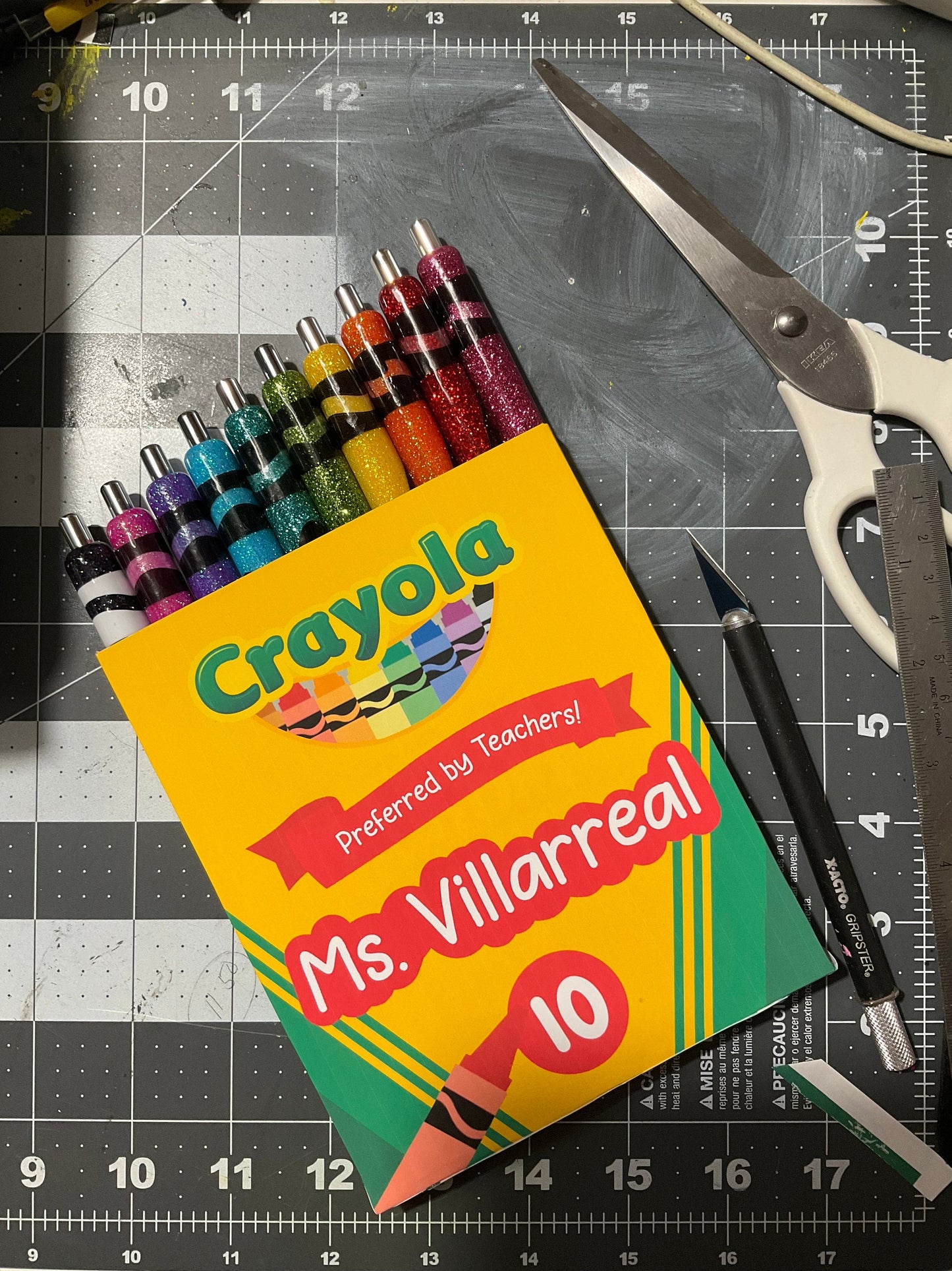 Personalized Teacher Pen Set – Custom Name Pens With Gift Box | Teacher Appreciation Gift