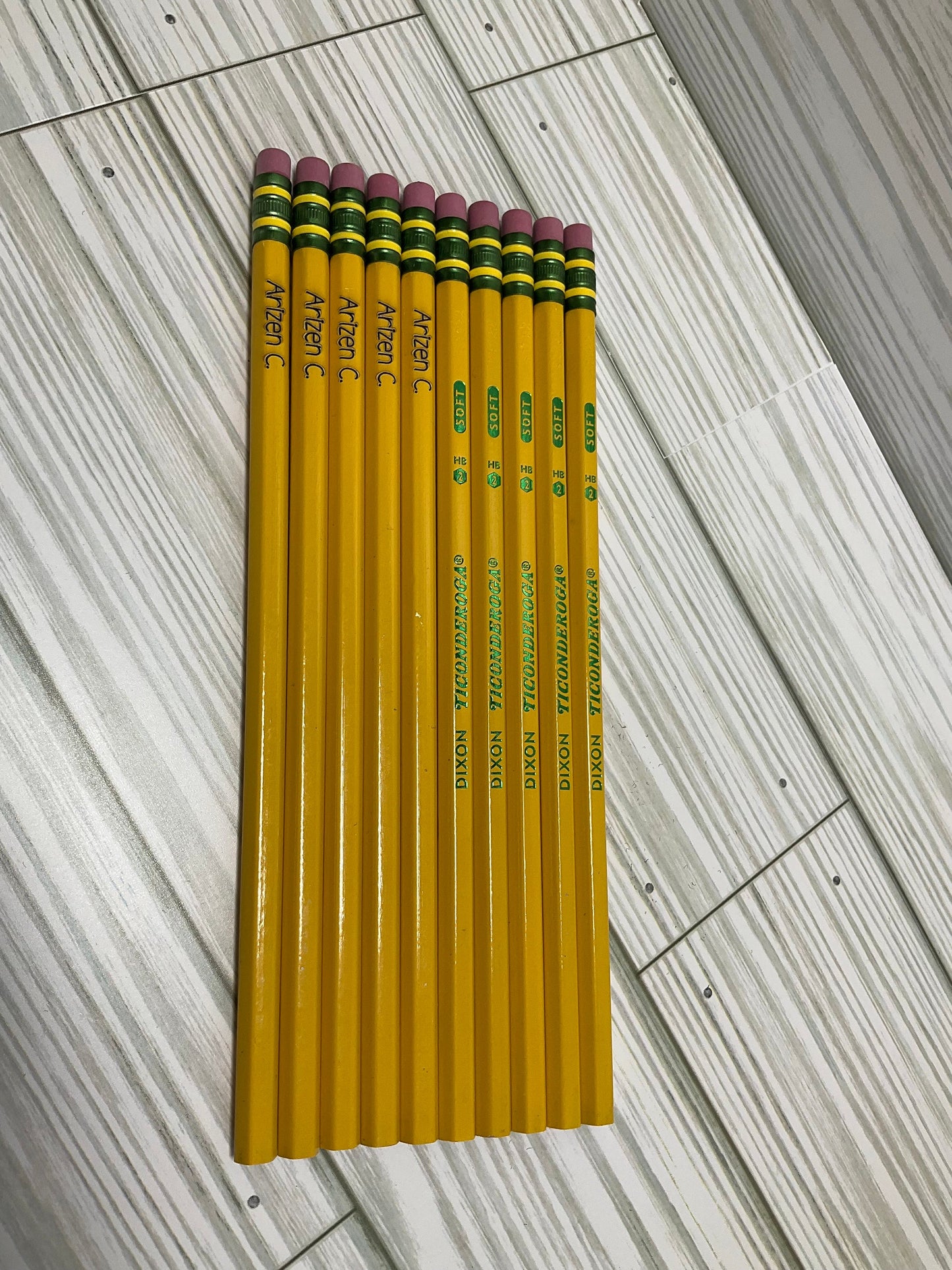 Personalized Ticonderoga Pencils: Engraved School Supplies (Set of 10)
