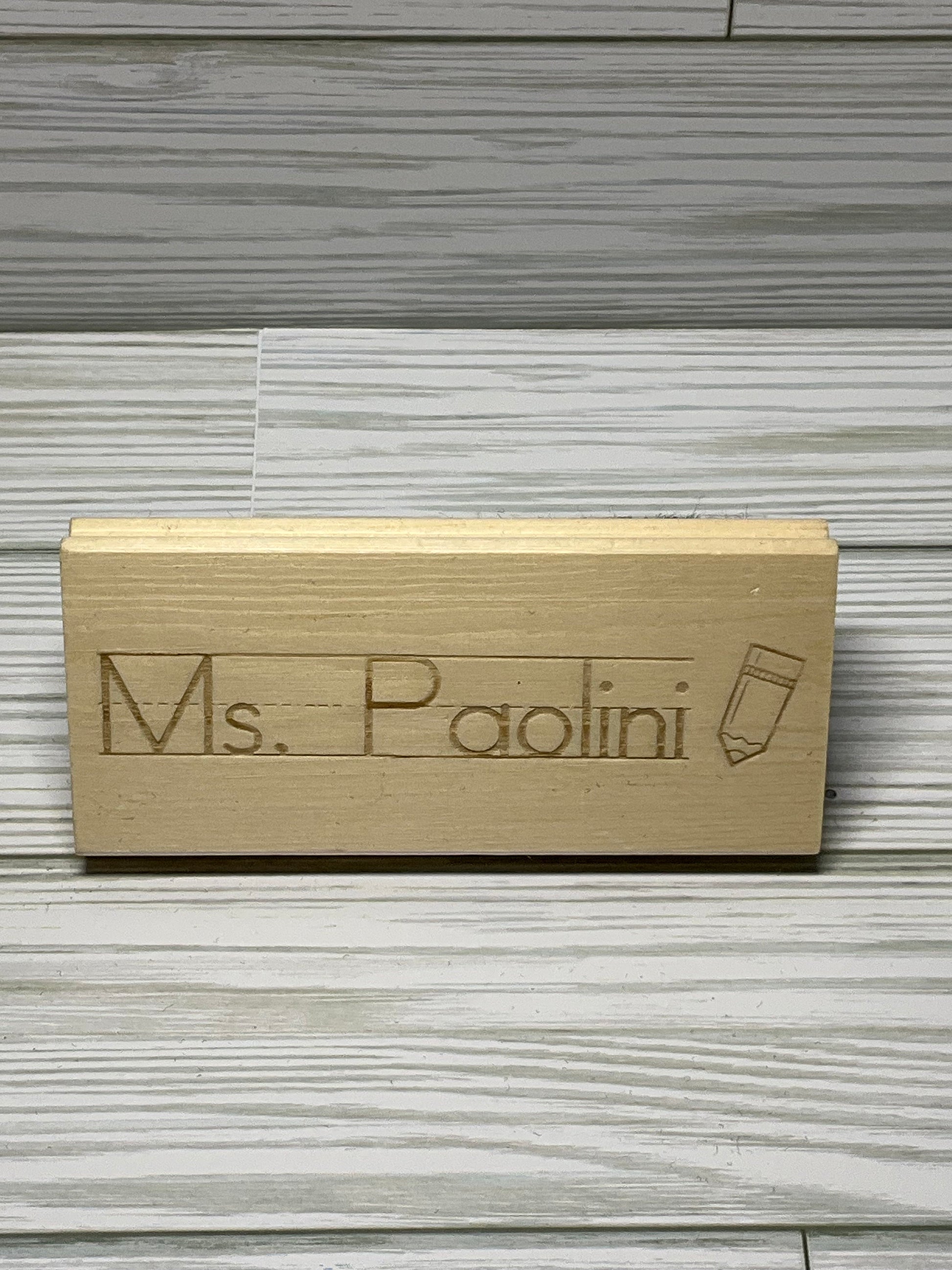 Personalized Laser Engraved Whiteboard Eraser | Teacher Gifts | Whiteboard Eraser | Classroom Supplies