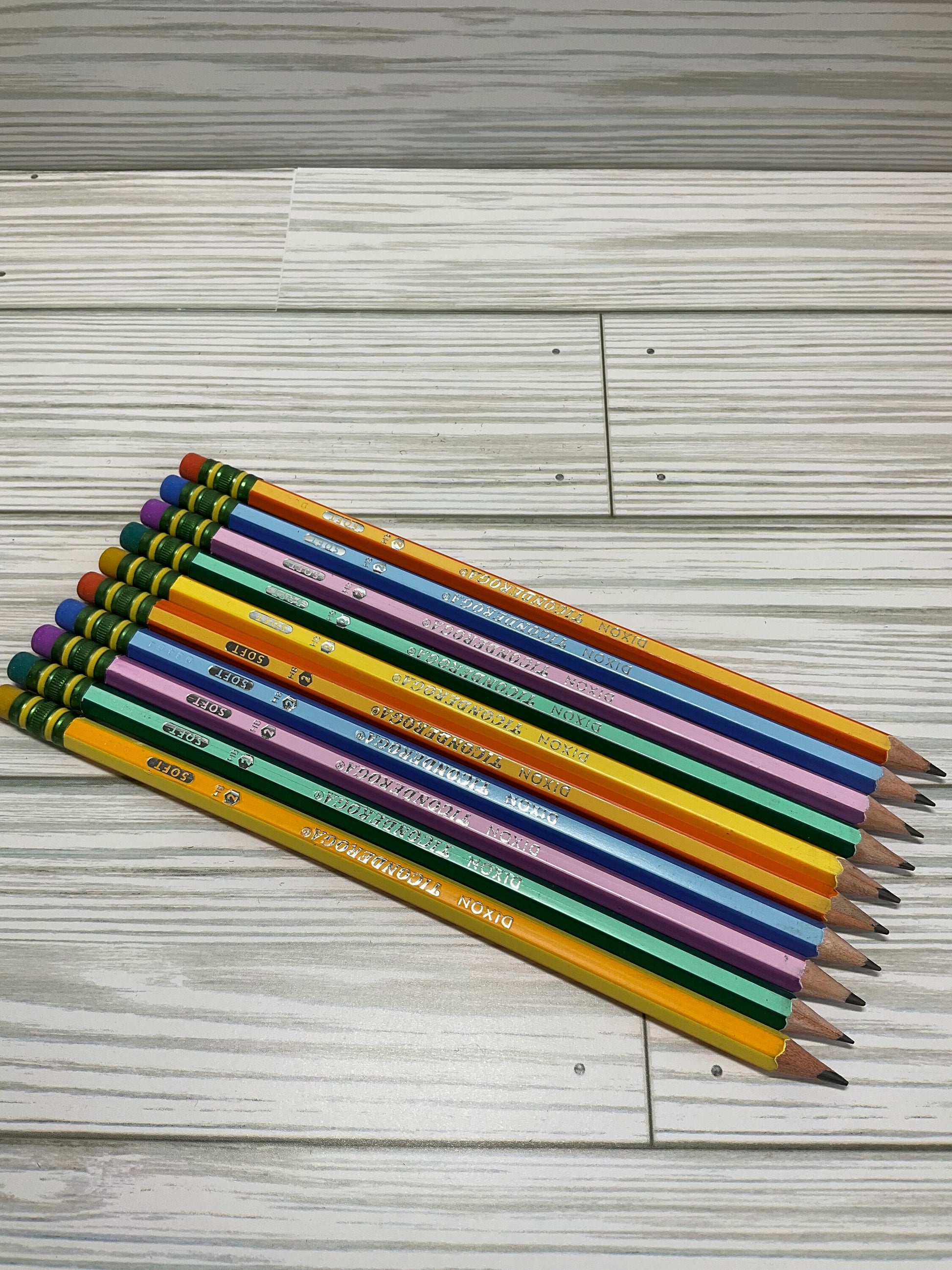 Personalized Ticonderoga Pencils: Engraved School Supplies (Set of 10)