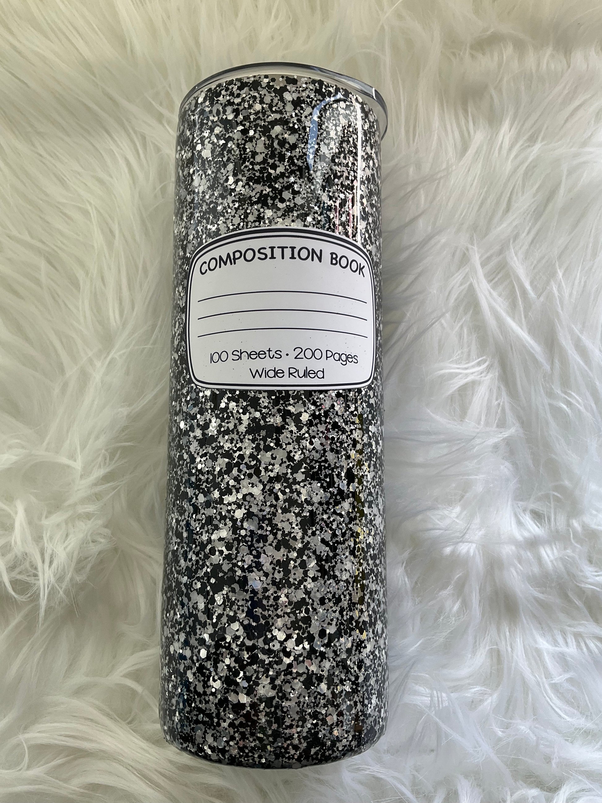 Teacher Tumbler: Stainless Steel Pencil & Notebook Design (20 oz)