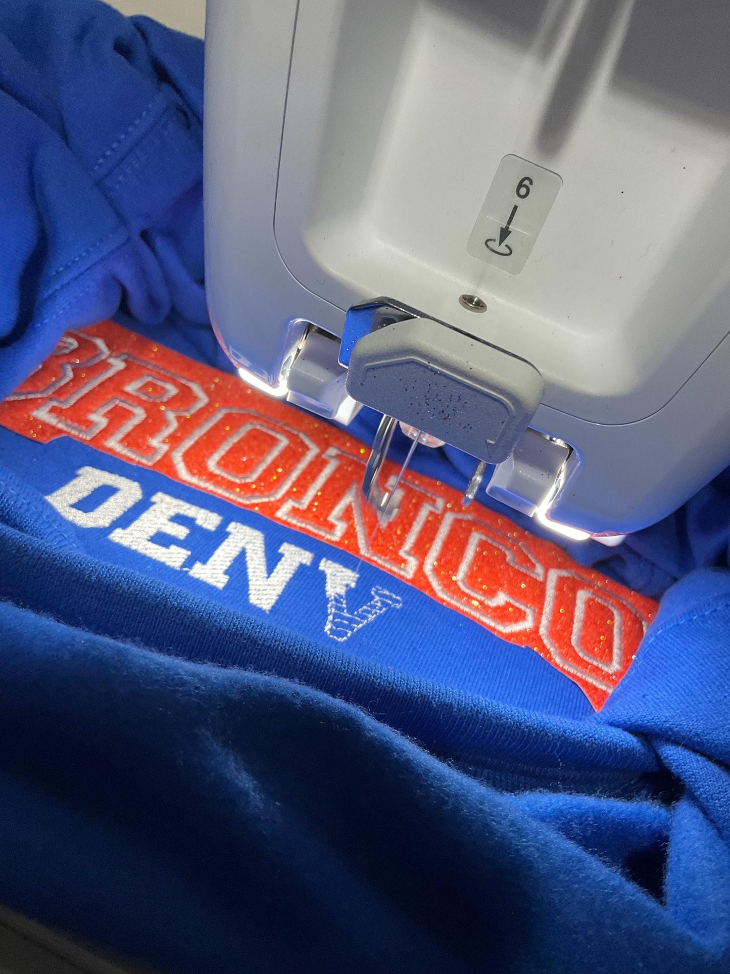 Custom Personalized Embroidered Glitter Bow Sweatshirt | Football | Basketball | Hockey | Baseball | Softball | Soccer | Team Sweatshirt by Lina Loves Two, handmade in Los Angeles CA