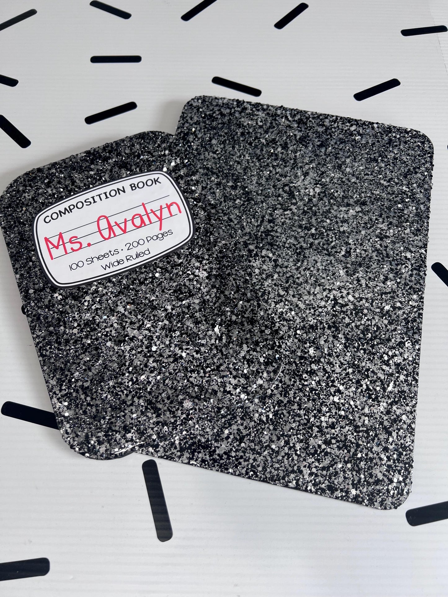Personalized Glitter Letter Clipboard: Teacher Appreciation Gift