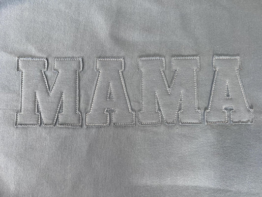 Embroidered Mama Crewneck with Kids Names on Sleeve | Personalized Mama Sweatshirt | Mama Shirt | Gift for Mom | Mother's Day or Wife Gift