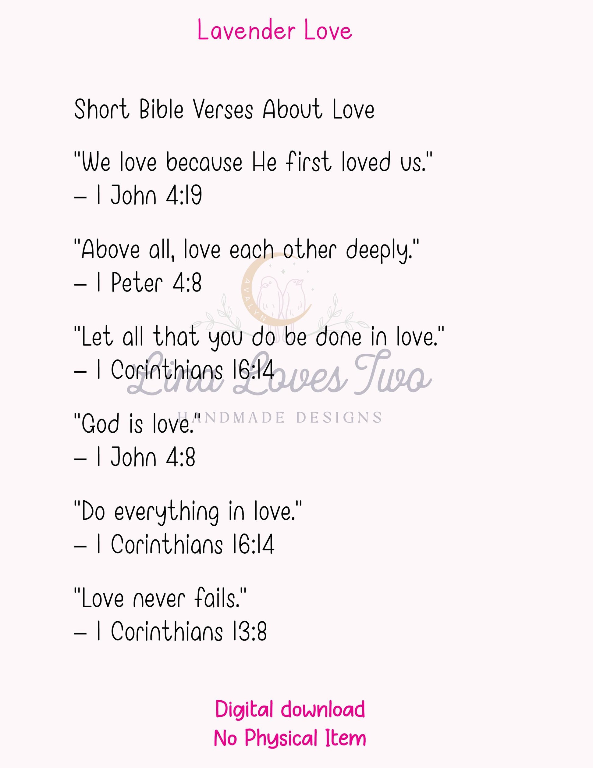 Lavender Scripture Jumbo Paperclip PNG: Christian Sublimation Clipart (Digital Download)