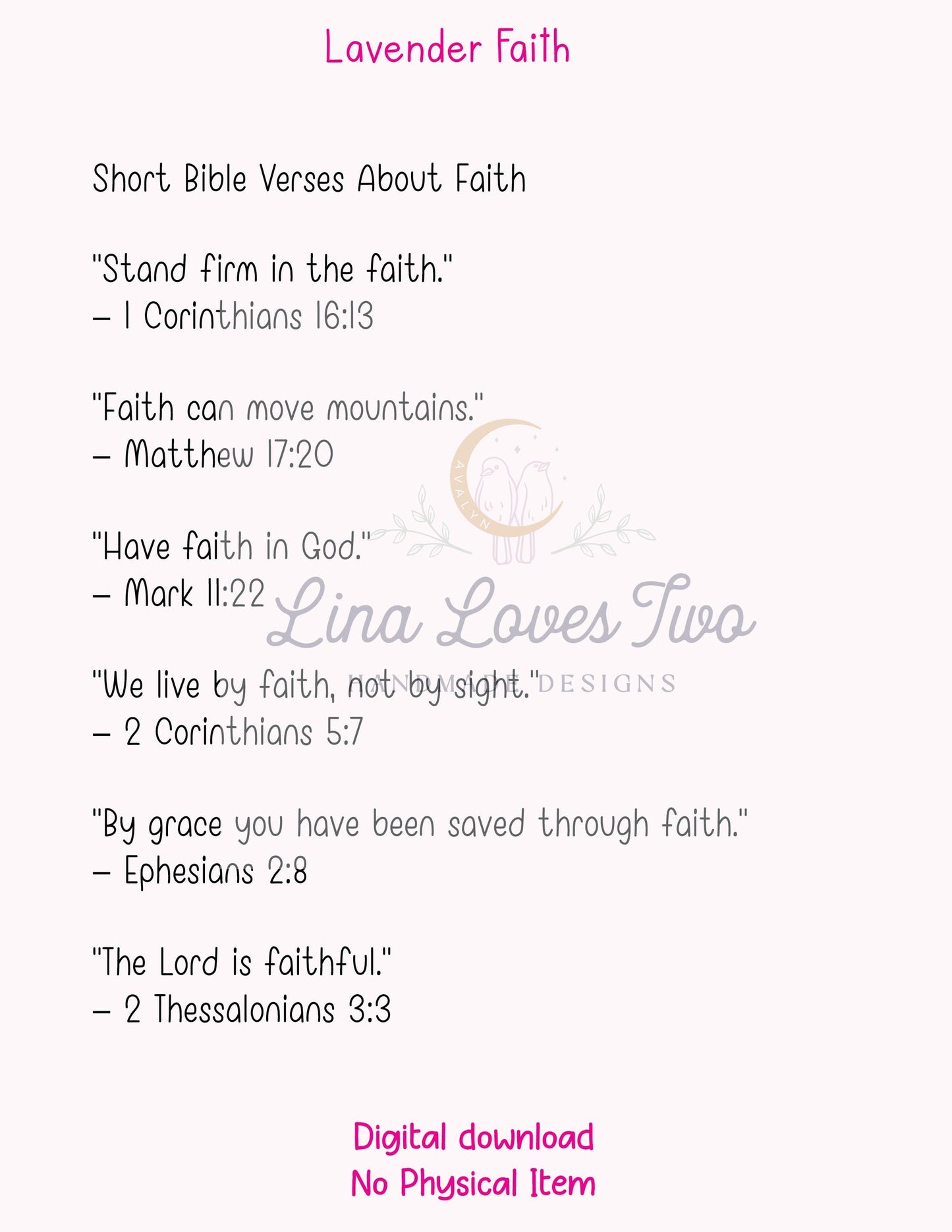 Pink Roses Scripture Jumbo Paperclip PNG: Christian Sublimation (Digital Download)