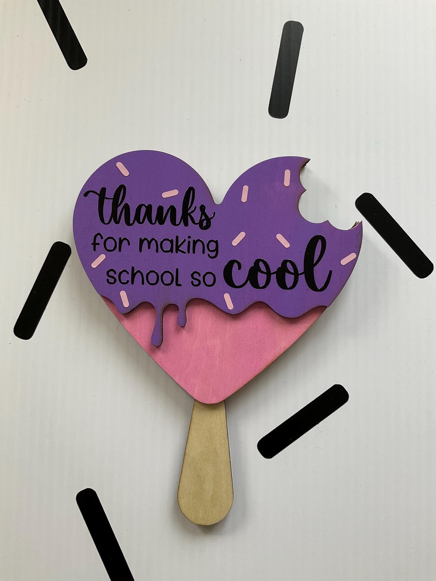 Ice Cream Gift Card Holder Magnet: Teacher Appreciation Gift