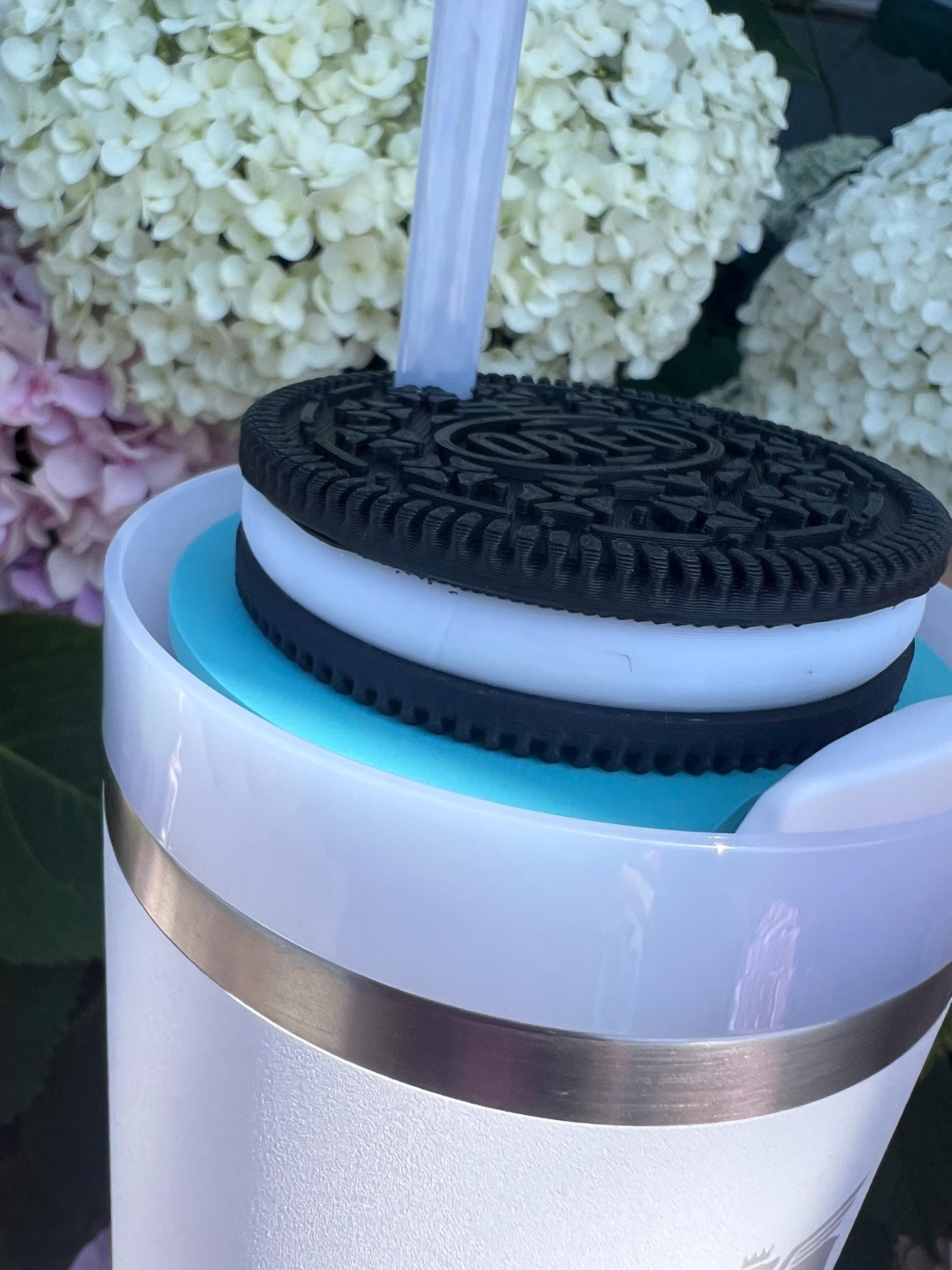 3D Printed Cookie Stanley Topper: Oreo-Inspired Tumbler Accessory