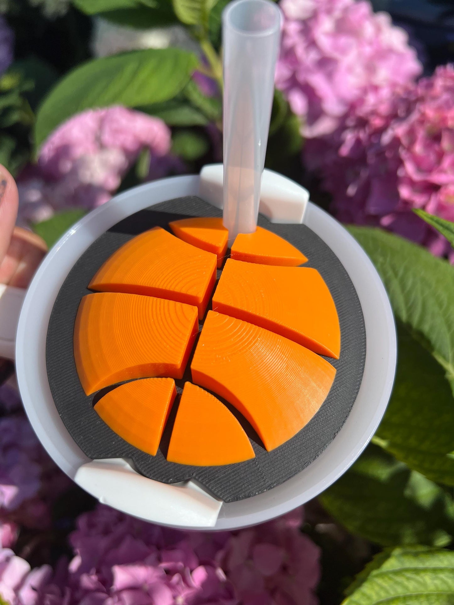3D Printed Basketball Straw Topper: Stanley Tumbler Accessory
