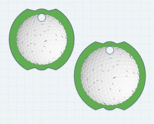 3D Printed Golf Ball Stanley Tumbler Topper STL File (30oz/40oz Digital Download)