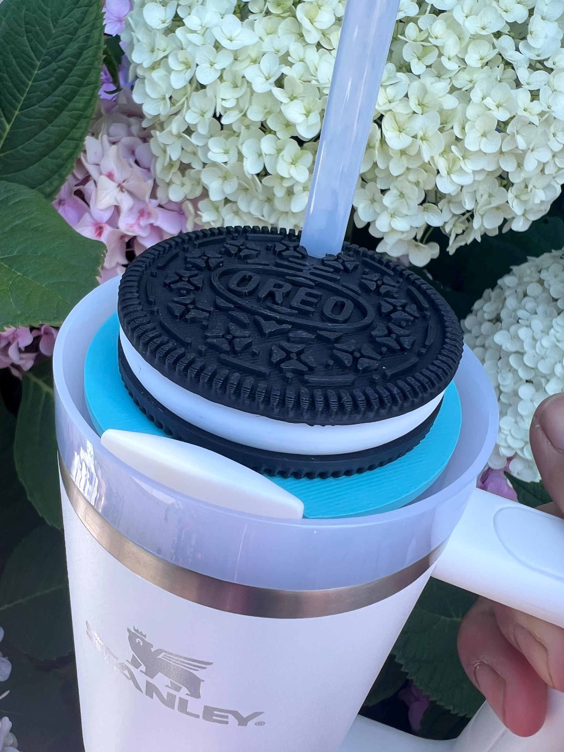 3D Printed Cookie Stanley Topper: Oreo-Inspired Tumbler Accessory