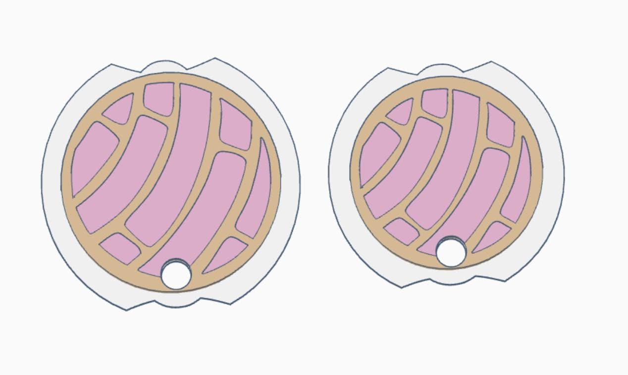 Concha Stanley Topper: Mexican Pan Dulce 3D Print File (Digital Download)