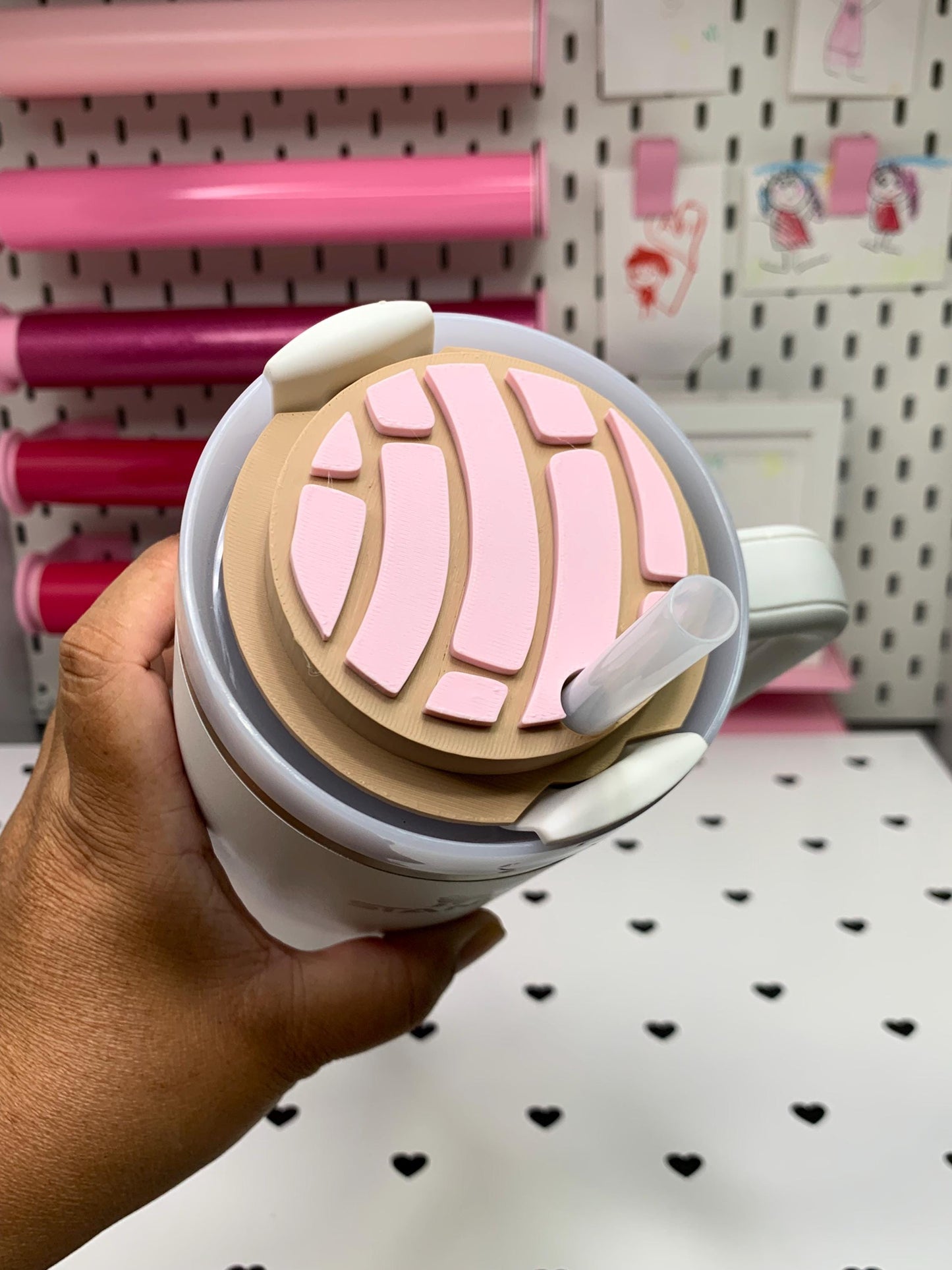 Concha Stanley Topper: Mexican Pan Dulce 3D Print File (Digital Download)
