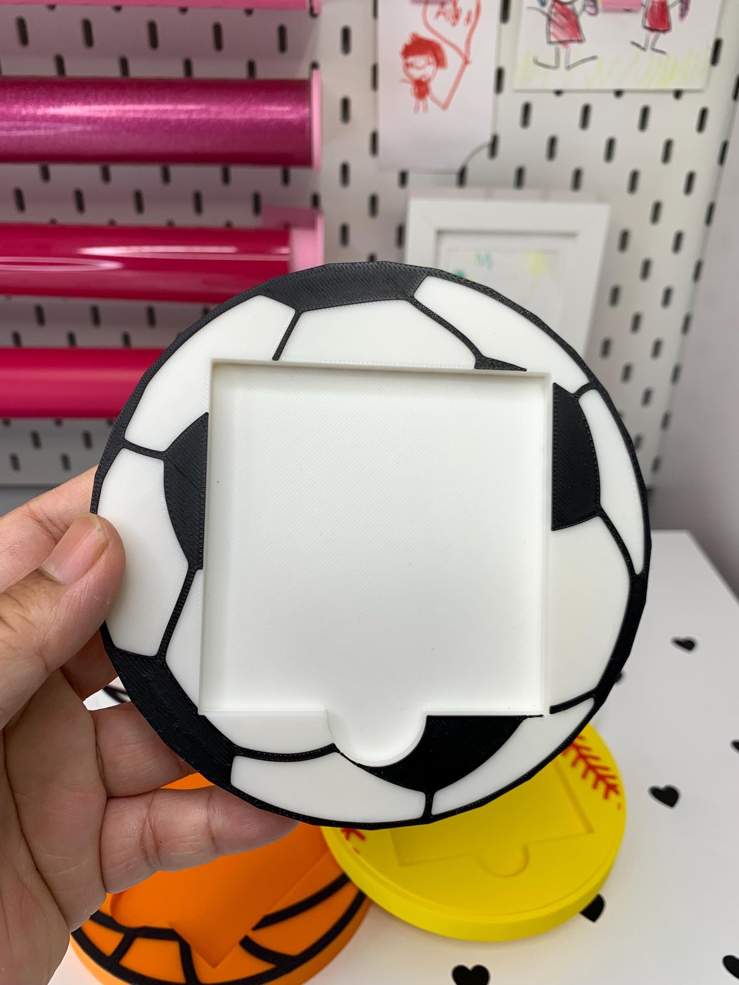 Sports Ball Sticky Note Holder Bundle: 3D Print Files (Digital Download)