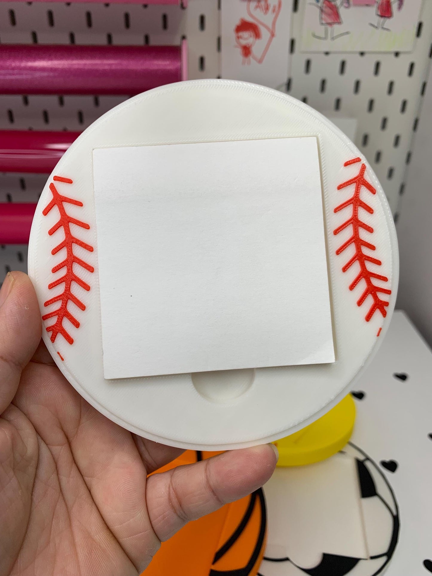 Sports Ball Sticky Note Holder Bundle: 3D Print Files (Digital Download)