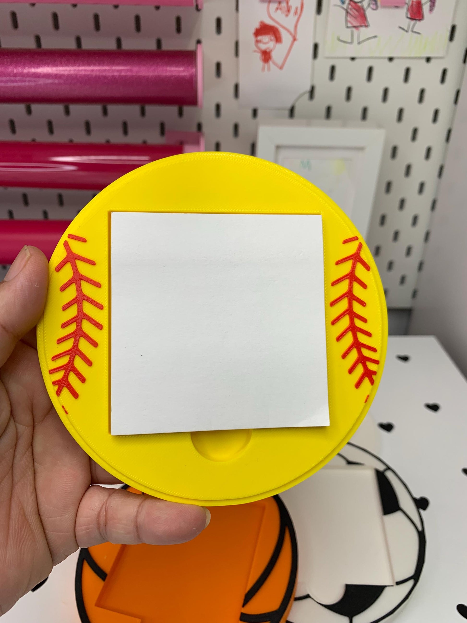 Sports Ball Sticky Note Holder Bundle: 3D Print Files (Digital Download)