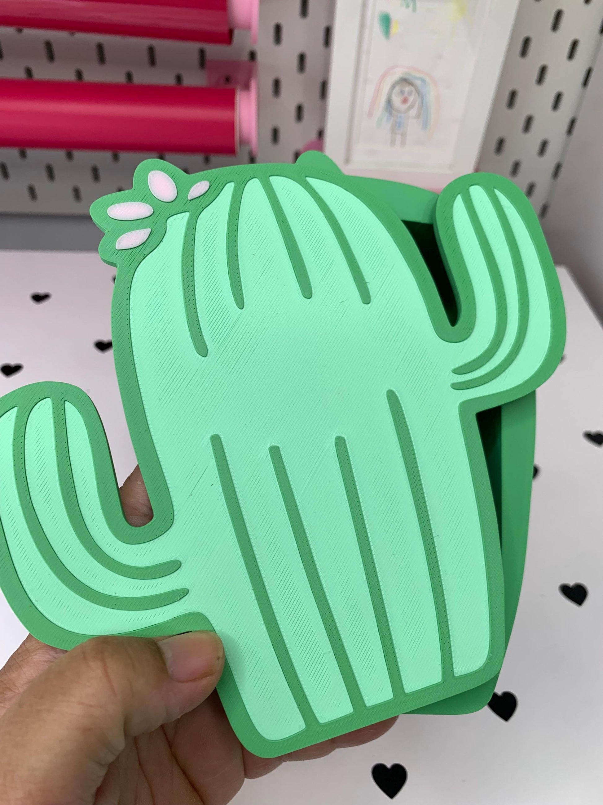 Cactus Desk Organizer Set: 3D Print Files (Digital Download)