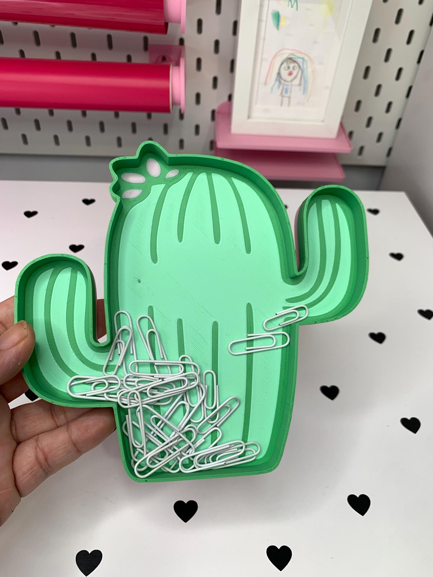 Cactus Desk Organizer Set: 3D Print Files (Digital Download)