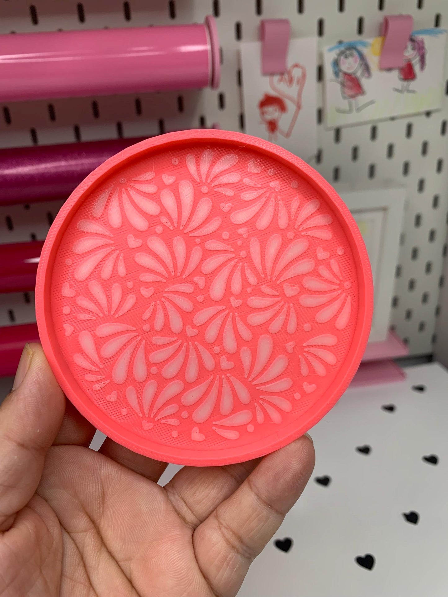 Talavera Coaster 3D Print Files: Mexican-Inspired Design (STL & 3MF) (Digital Download)