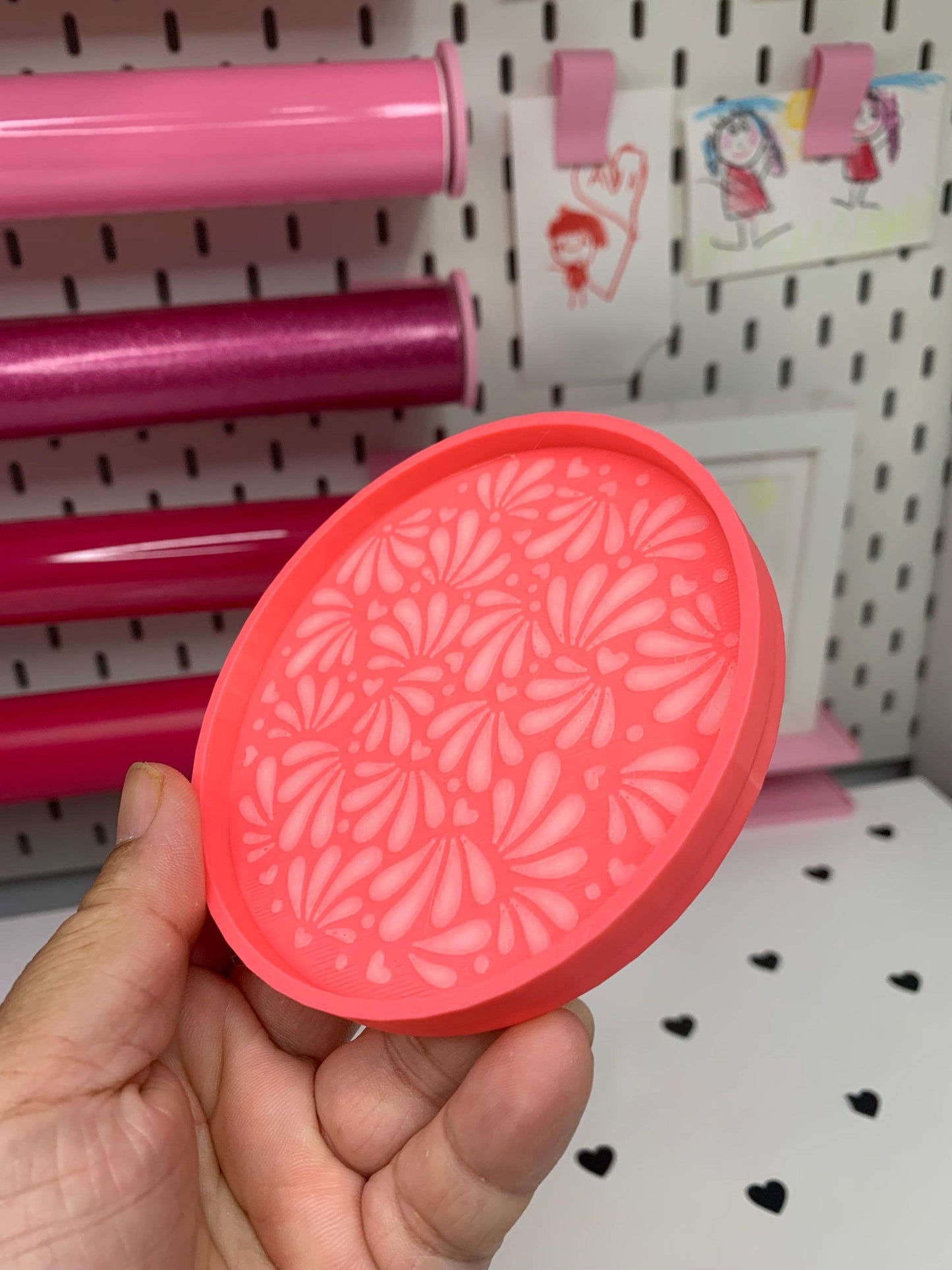 Talavera Coaster 3D Print Files: Mexican-Inspired Design (STL & 3MF) (Digital Download)