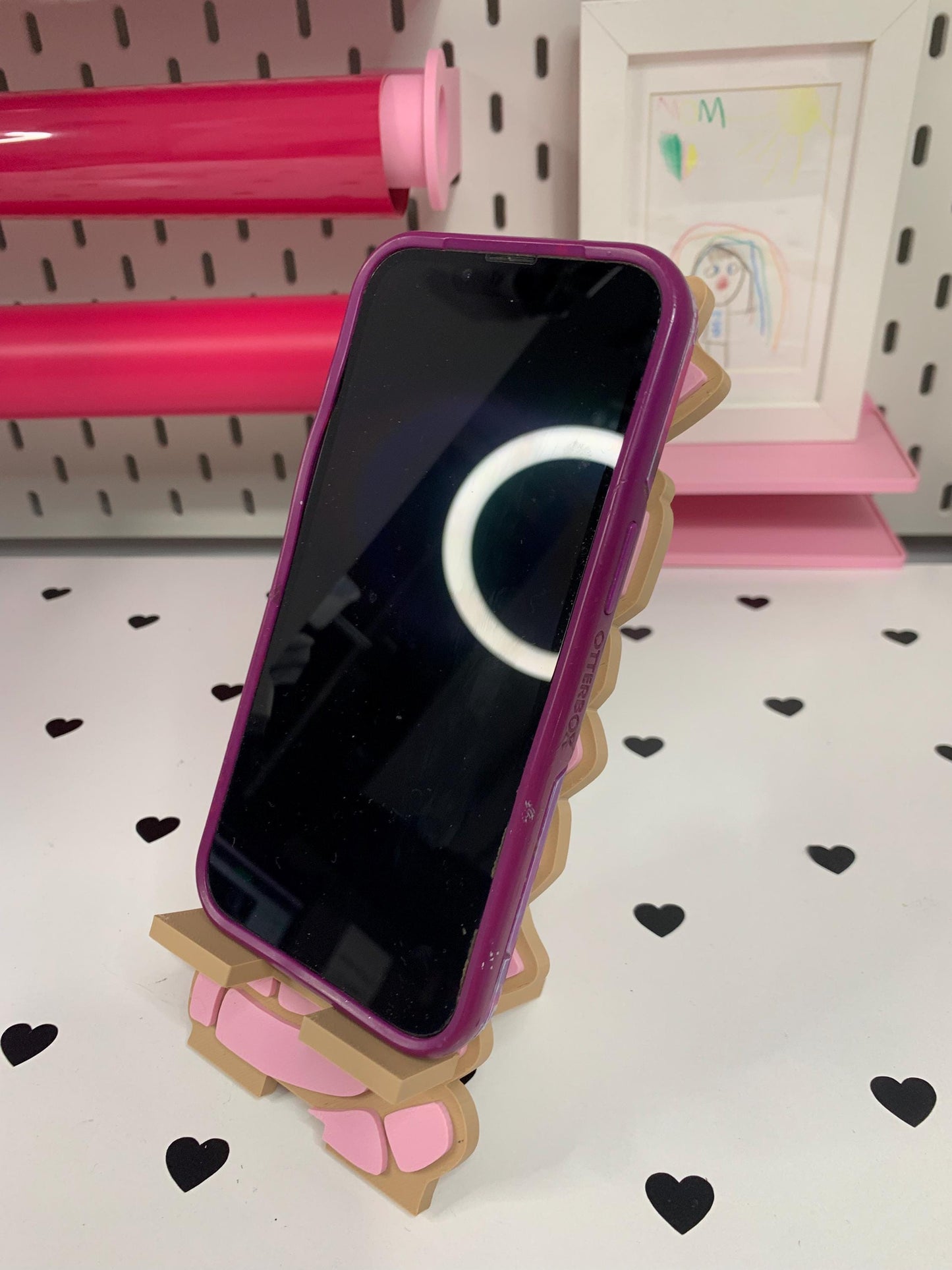 Concha Phone Stand: 3D Print File (STL & 3MF Digital Download)