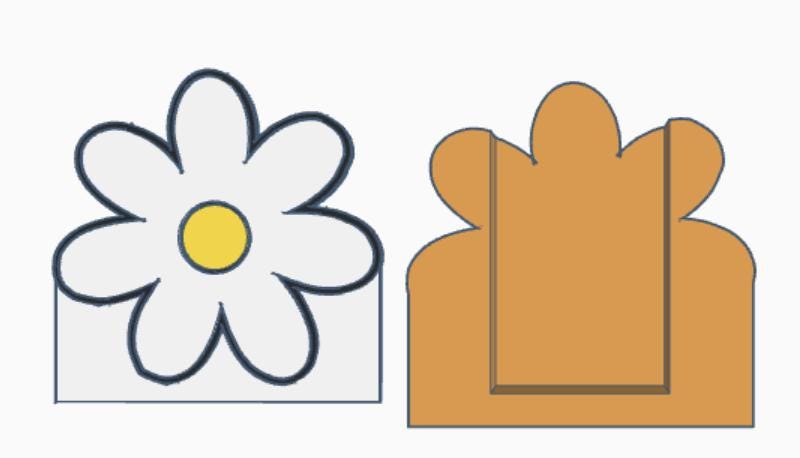 Daisy Flower Pencil Holder: 3D Print File (STL + 3MF)