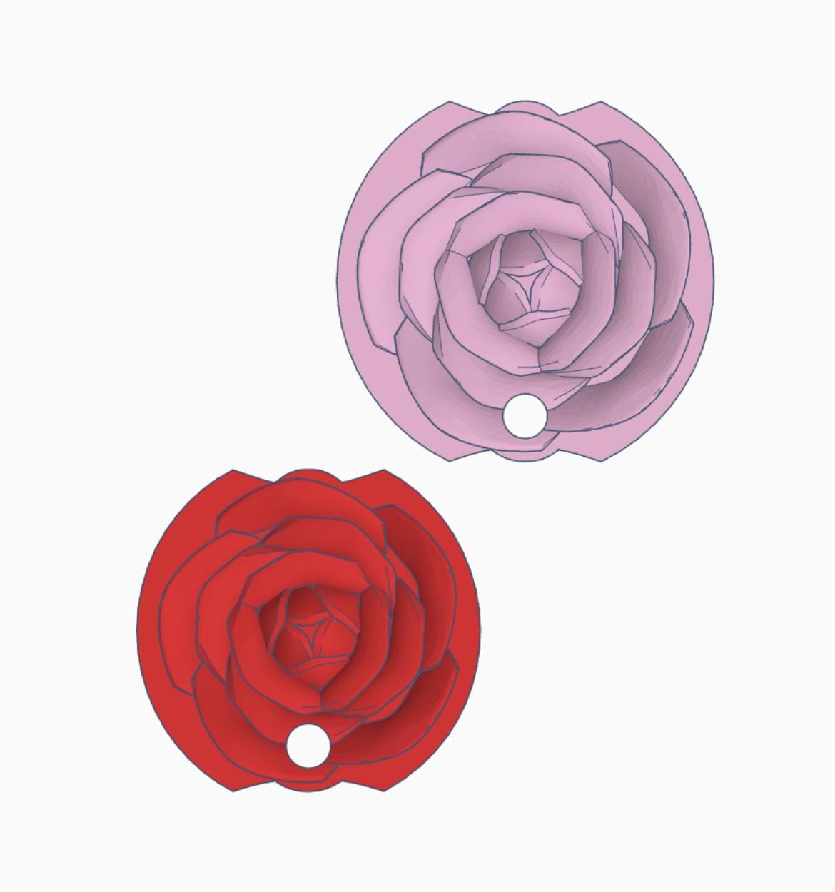 Rose Stanley Cup Topper STL & 3MF Files – 20oz, 30oz and 40oz | Digital Download