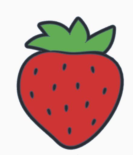 Strawberry-Inspired Interchangeable Glue Storage Covers – 3MF Digital File | Digital Download