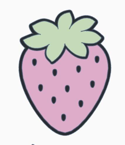 Strawberry-Inspired Interchangeable Glue Storage Covers – 3MF Digital File | Digital Download