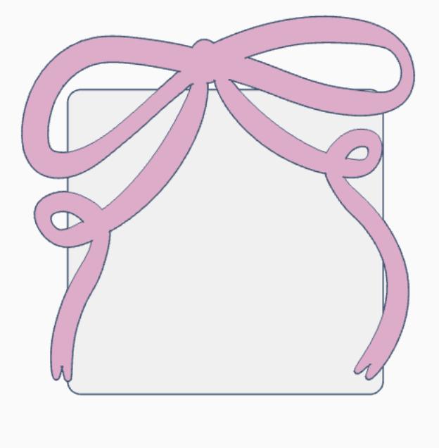 Draping Bow Interchangeable Cover – 3MF Files | Digital Download | Interchangeable for Hand Soap Base | Hand Sanitizer Base | Desk Org Base
