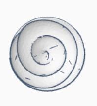 Cream Swirl Lid Topper 3MF Files | Digital Download | Stanley 20oz | 30oz and 40oz | 18oz Libbey Glass Lid Topper