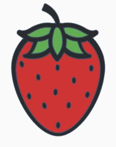Strawberry-Inspired Interchangeable Glue Storage Covers – 3MF Digital File | Digital Download