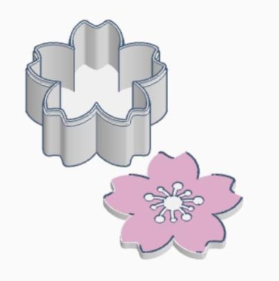 Cherry Blossom Desk Decor Bundle – 3MF Files | Digital Download | Note Holder | Paperclips | Pen Holder | Tray | Phone Stand | Straw Topper