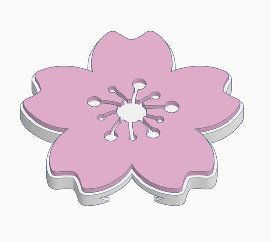 Cherry Blossom Interchangeable Cover for Glue Storage – 3MF Files | Digital Download | Interchangeable Cover for Glue Storage