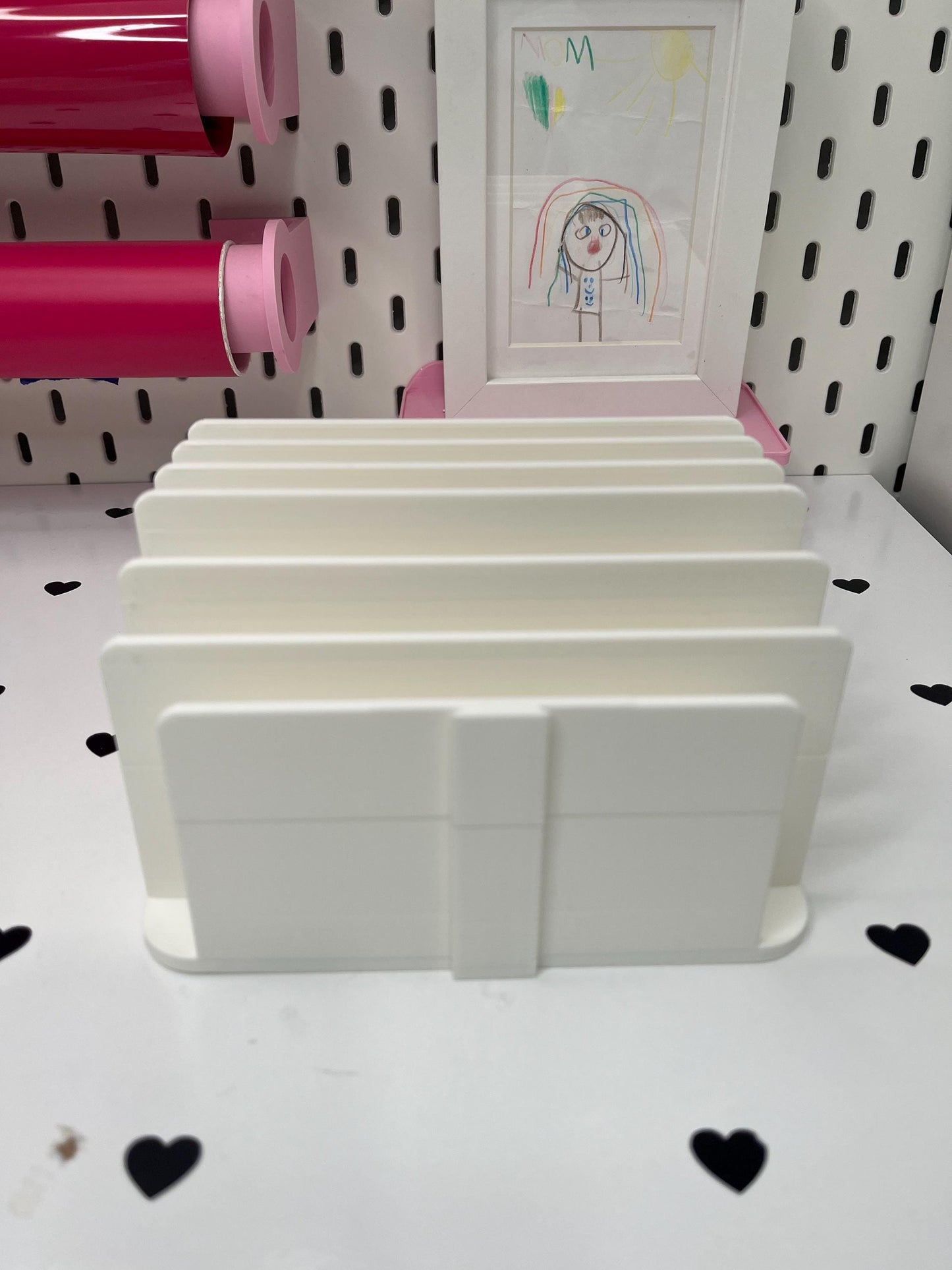 Interchangeable 6-Slot Letter Sorter 3D Print Files | Mail | Desk Organizer | Office Supplies | Digital Download | 3MF File