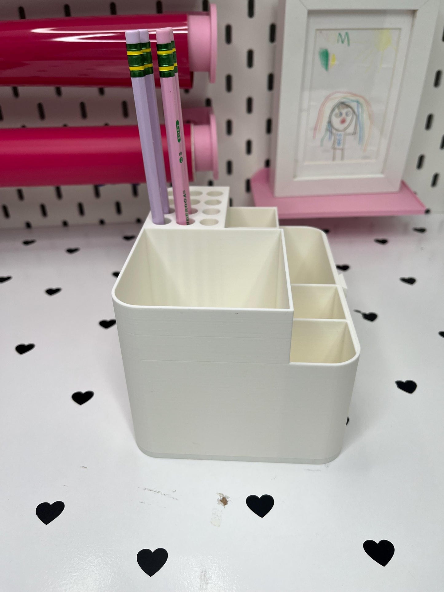 Interchangeable Wider Desk Organizer 3D Print Files | Pencil Holder | Digital Download