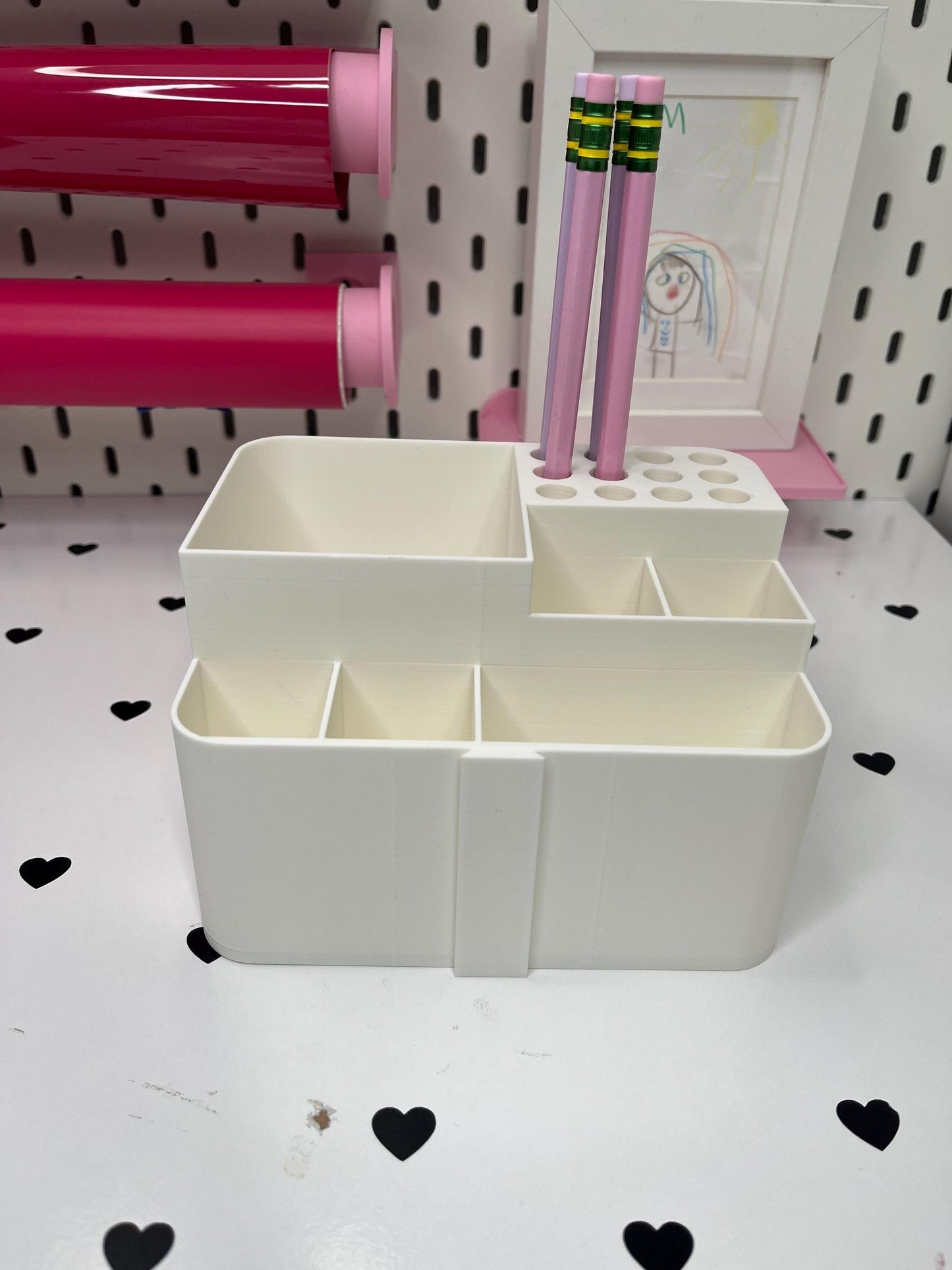 Interchangeable Wider Desk Organizer 3D Print Files | Pencil Holder | Digital Download
