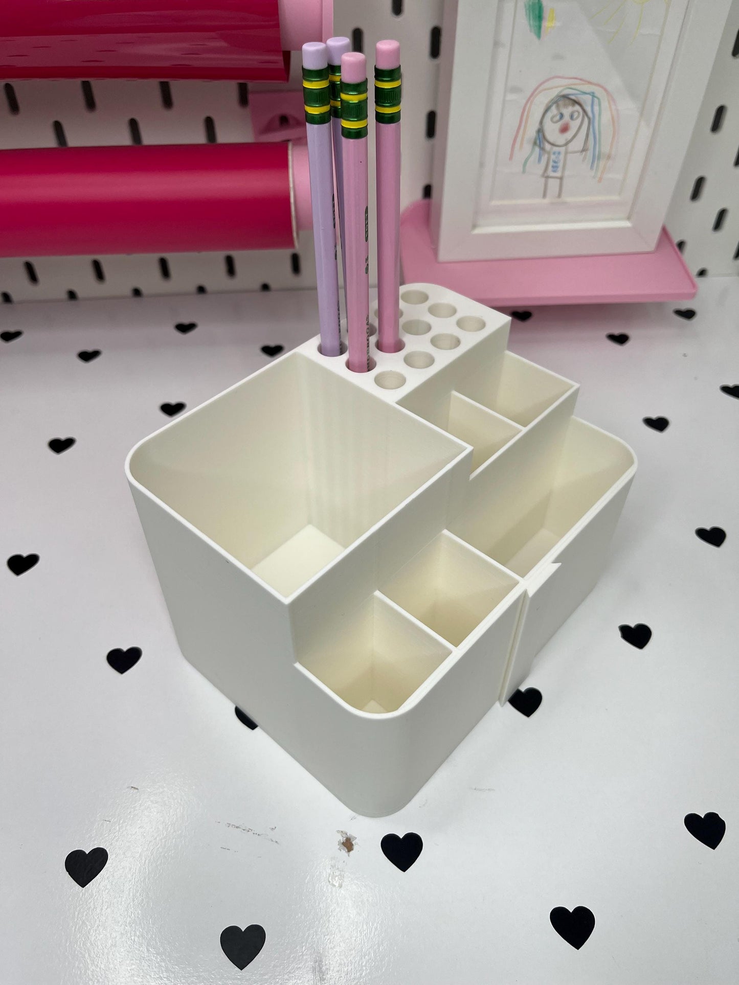 Interchangeable Wider Desk Organizer 3D Print Files | Pencil Holder | Digital Download