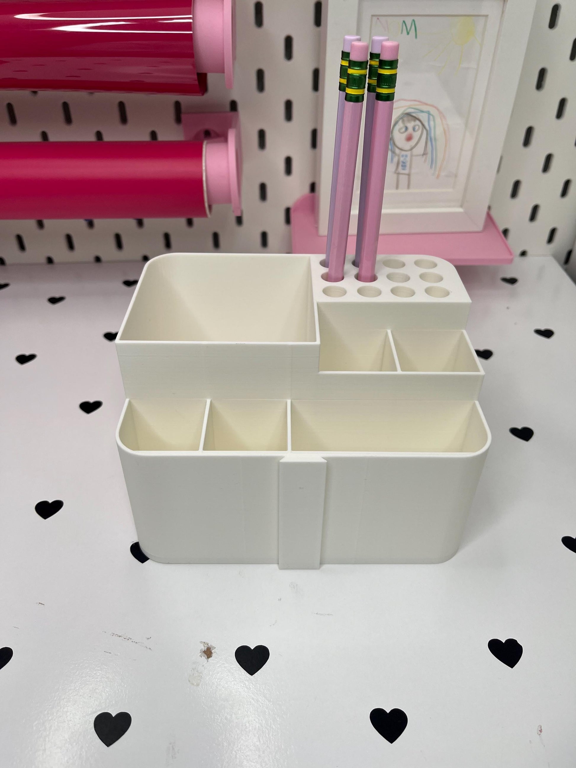 Interchangeable Wider Desk Organizer 3D Print Files | Pencil Holder | Digital Download